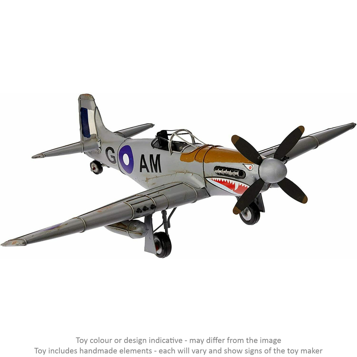 Mustang Ornamental Plane - Shark Teeth / 1943 / 53 cm - Geppetto's Workshop