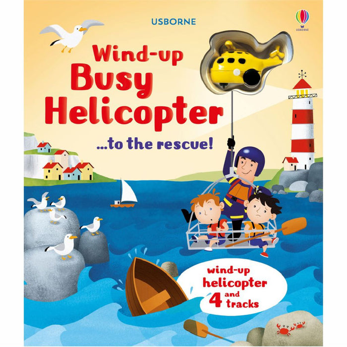 usborne wind up busy helicopter book cover