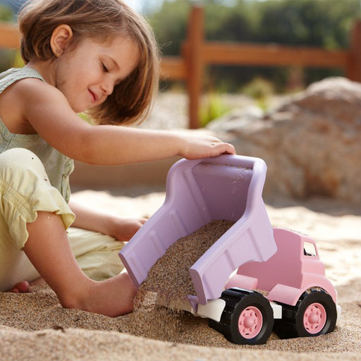 green toys dump truck pink lifestyle