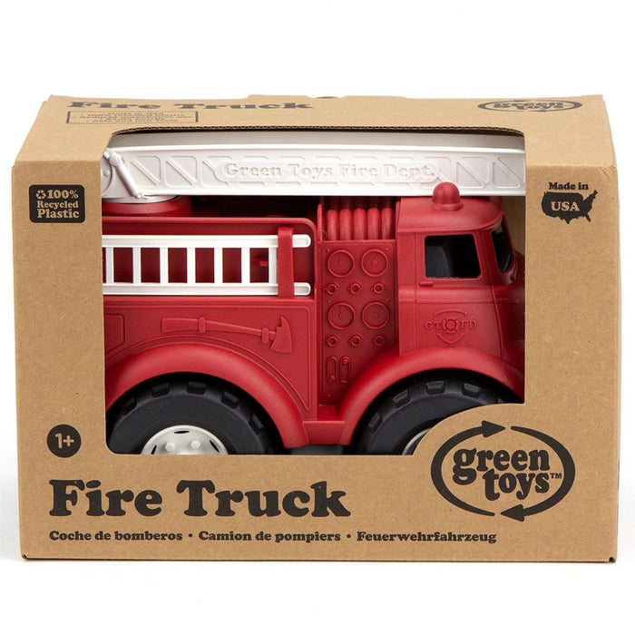 green toys fire engine packaging