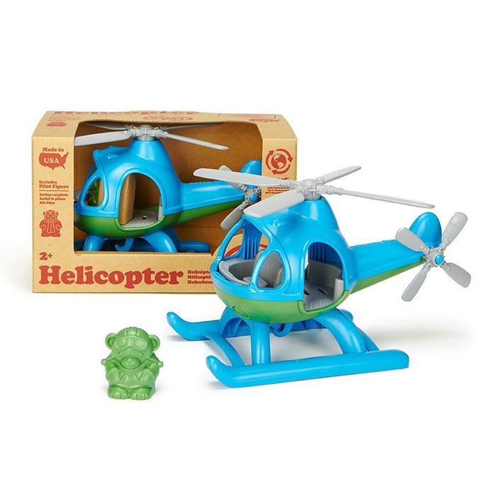 green toys helicopter packaging