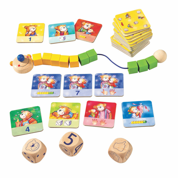 haba clever bear learns to count contents
