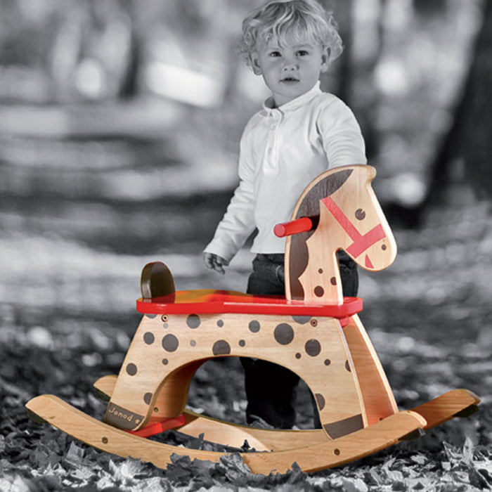 Janod Rocking Pony Rocking Horse - Caramel