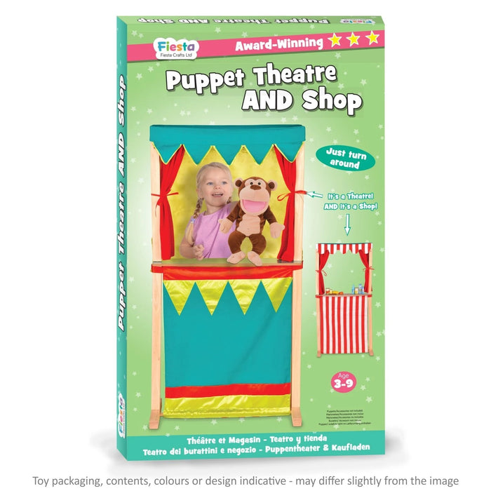 fiesta puppet theatre and shop box