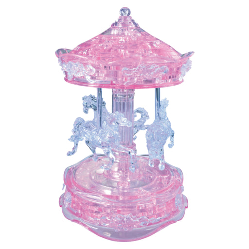 3d crystal puzzle carousel assembled