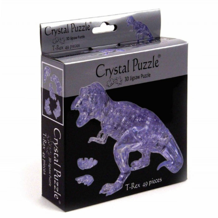 3d crystal puzzle clear trex box