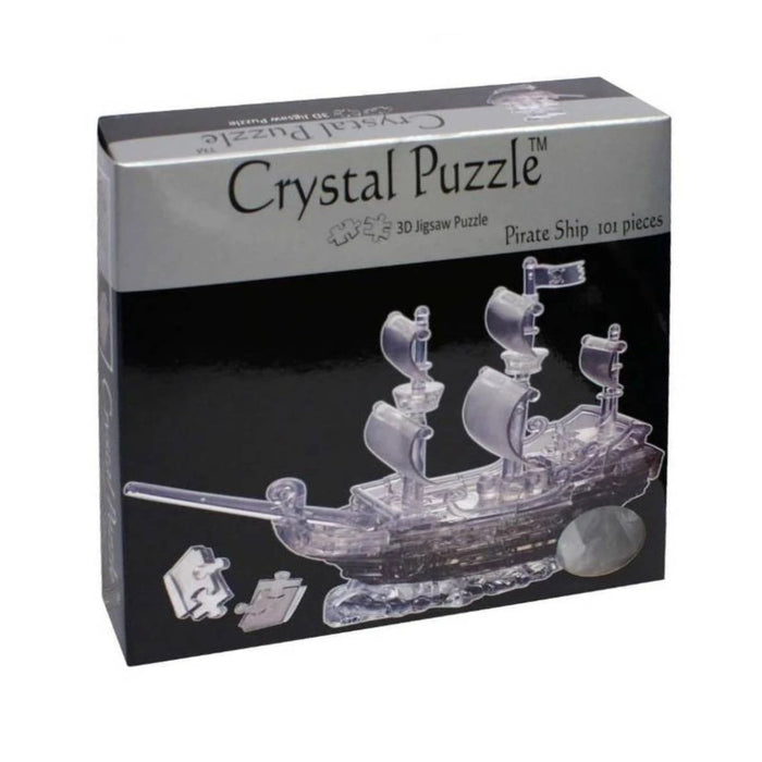 3D Crystal Puzzle - Deluxe Pirate Ship / 101 pcs - Geppetto's Workshop