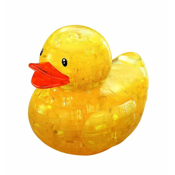 3d crystal puzzle rubber duck assembled