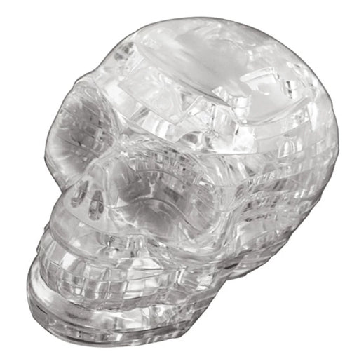 3d crystal puzzle clear skull assembled