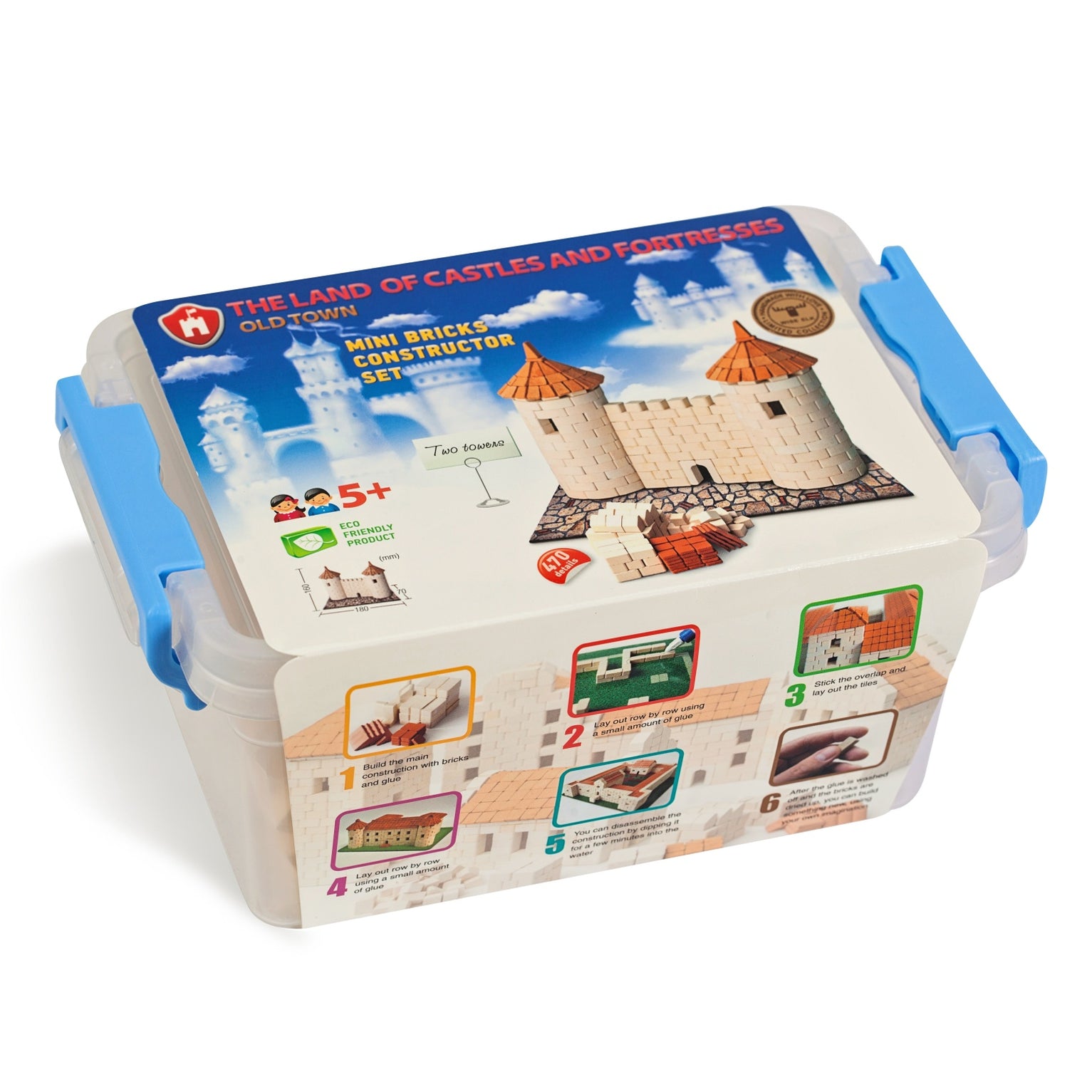 Mini Bricks Constructor Set - Two Towers / 470 pcs
