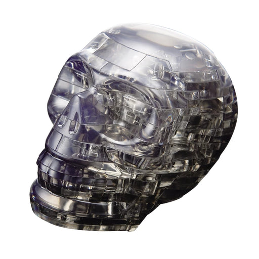 3d crystal puzzle black skull assembled