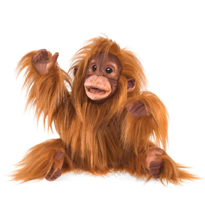 folkmanis baby orangutan puppet hero