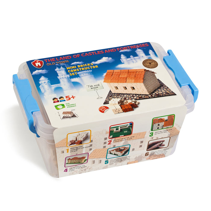 wise elk mini bricks tile roof house packaging