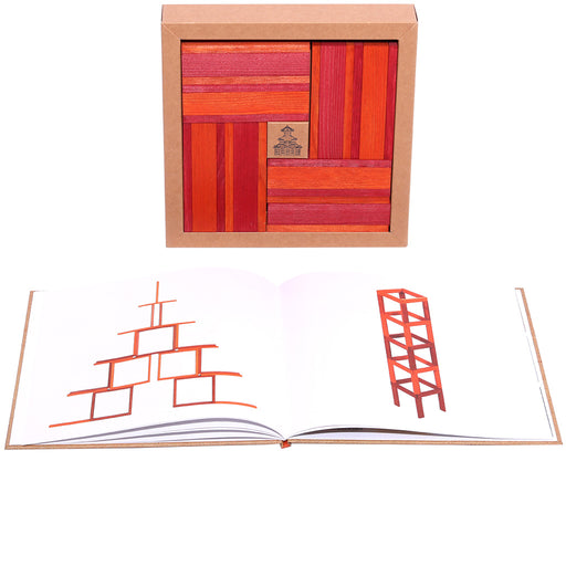 kapla 40 box orange red book pages