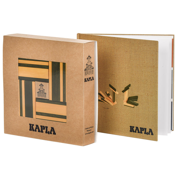 kapla 40 box green yellow book hero