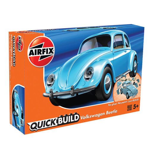 airfix quickbuild vw beetle blue packaging