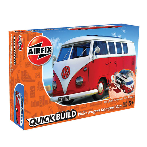 airfix quickbuild campervan red packaing