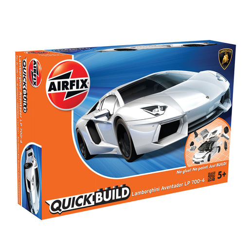airfix quickbuild lamborghini aventador white packaging