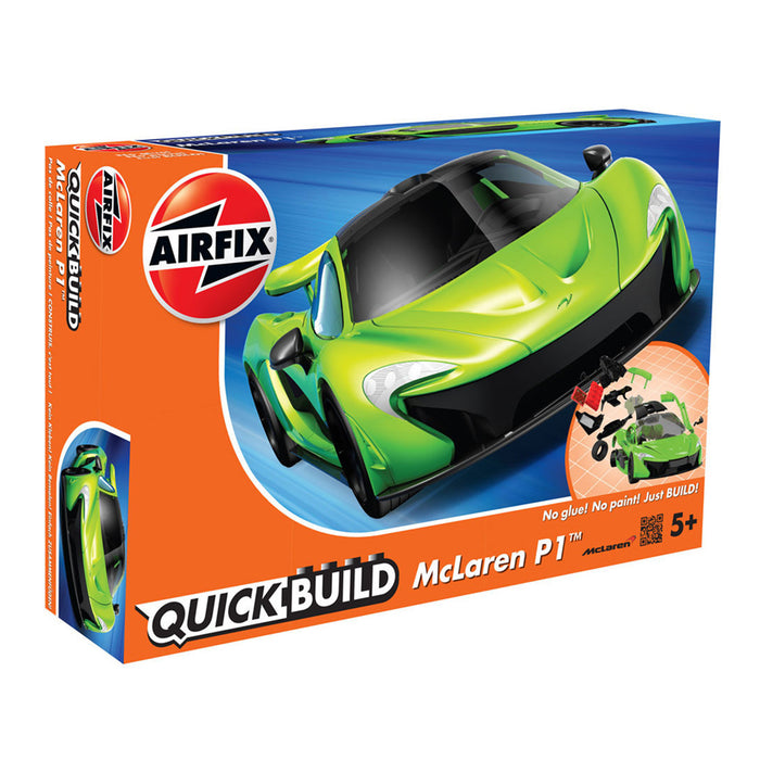 airfix quickbuild mclaren p1 green packaging