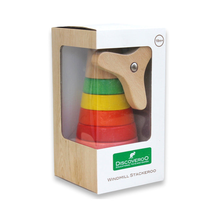 discoveroo windmill stackeroo packaging
