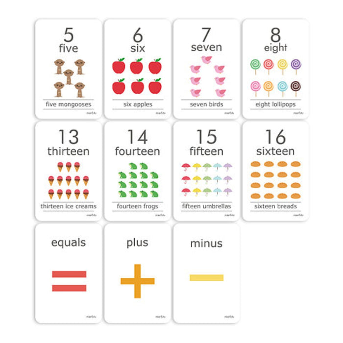 mieredu flash cards lets count cards