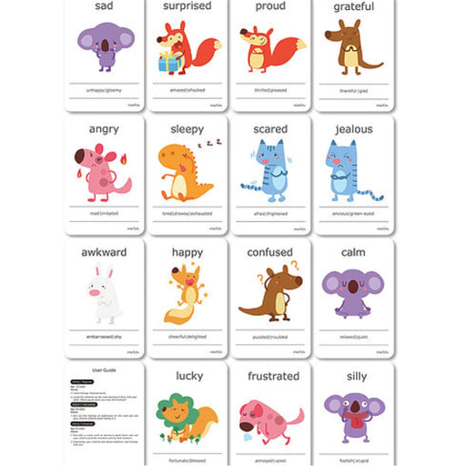 mieredu flash cards feelings and emotions cards