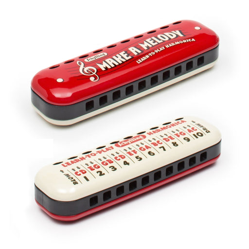 schylling learn to play harmonica top and bottom