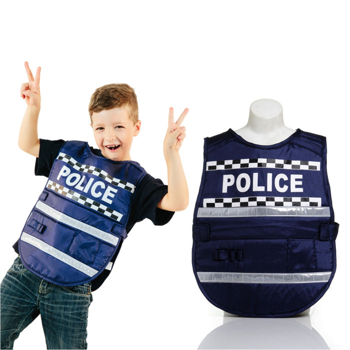 fairy girls police vest dress up hero
