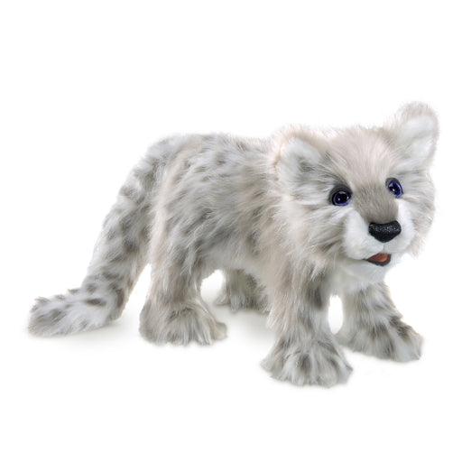 folkmanis snow leopard cub puppet hero