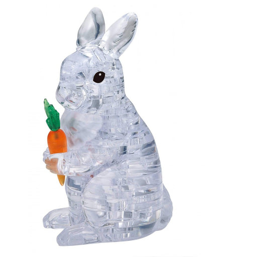 3d crystal puzzle rabbit clear assembled