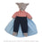 geppettos topsy turvy doll three little pigs wolf