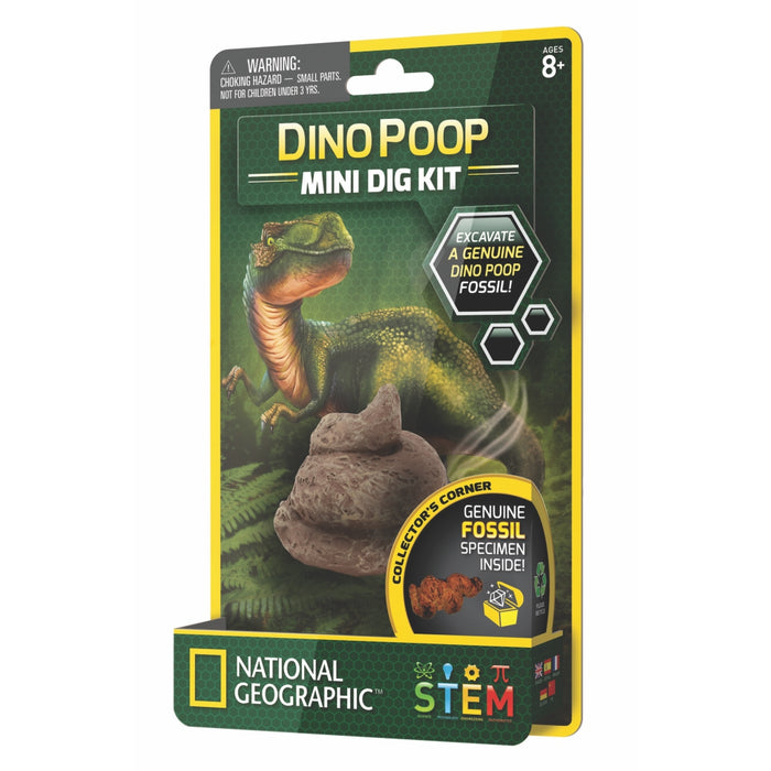 national geographic mini dig kit dino poop hero