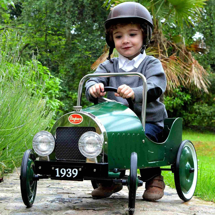 baghera pedal car green lifestyle