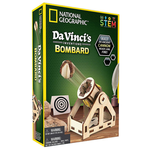 national geographic da vincis bombard packaging