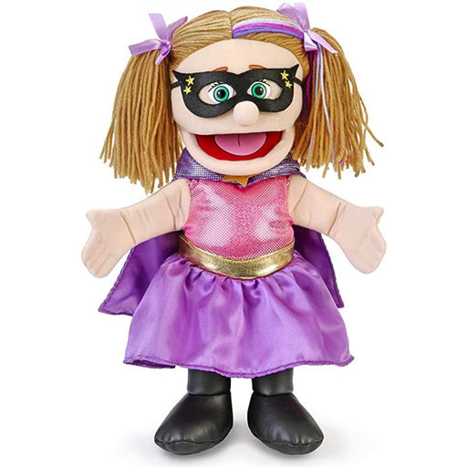 silly puppets 14 inch superhero girl peach hero