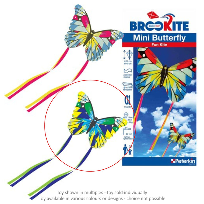 brookite butterfly mini kite green hero
