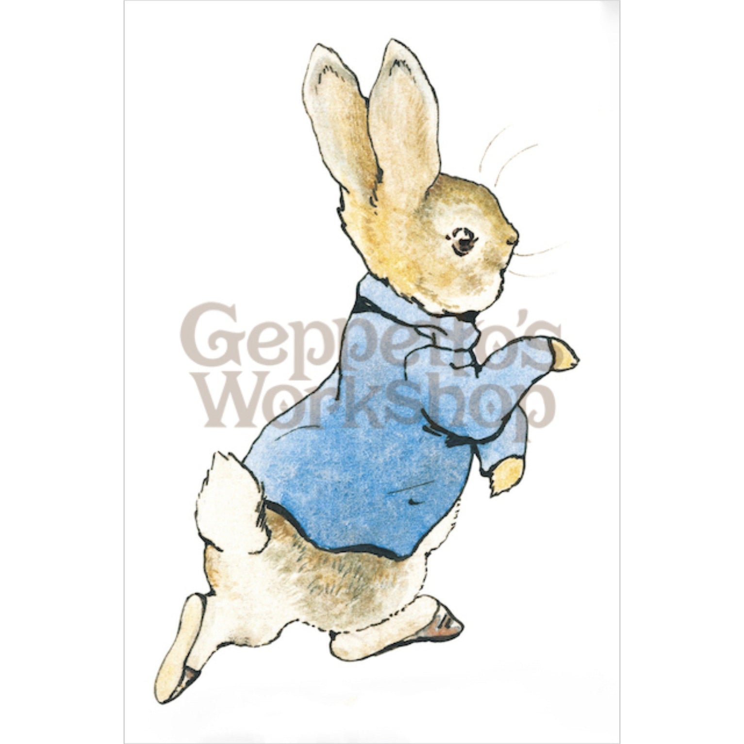 Greeting Card - Peter Rabbit / Running