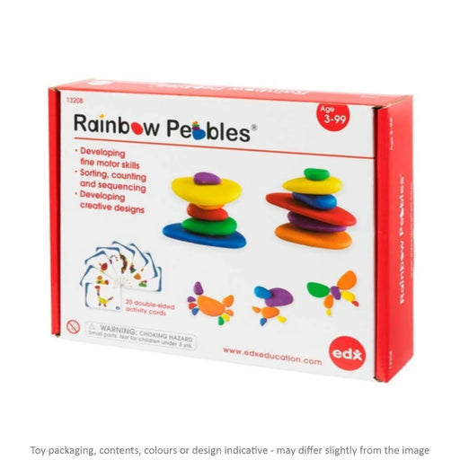 geppettos rainbow pebbles box set with cards box
