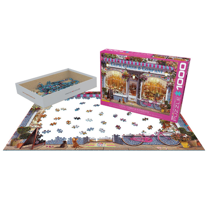 1000 Piece Puzzle - Cups Cakes and Company - Geppetto's Workshop