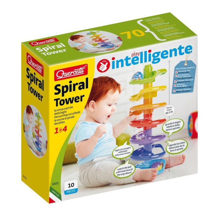quercetti spiral tower packaging