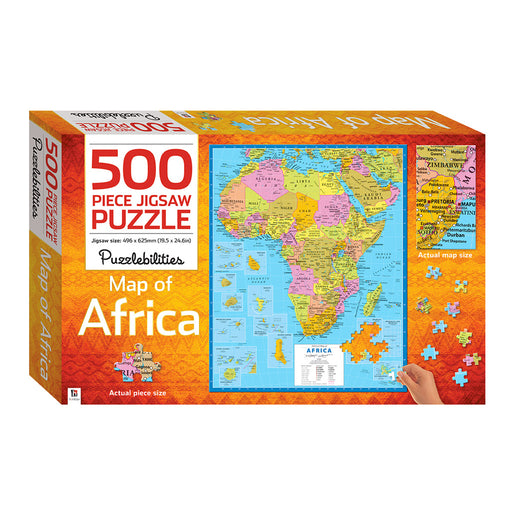 mindbogglers puzzle map africa box