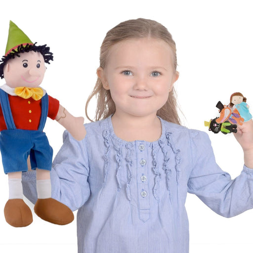 Hand Puppet - Pinocchio Set - Geppetto's Workshop