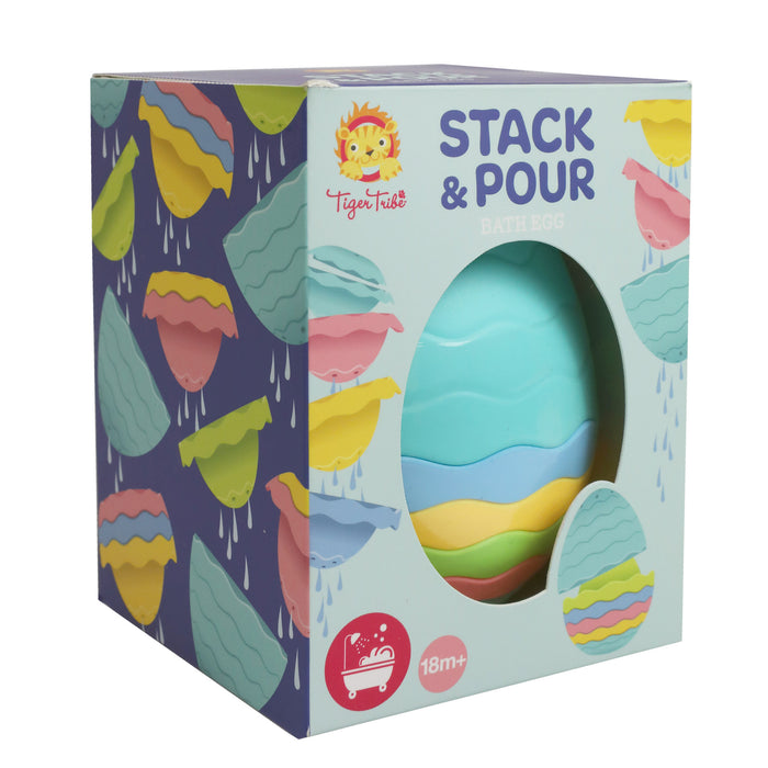 Stack and Pour - Bath Egg - Geppetto's Workshop