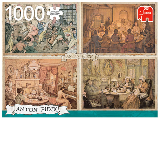 1000 Piece Puzzle - Anton Pieck / Living Room - Geppetto's Workshop