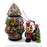 Christmas Tree with Ornaments - 5 pc set / Approx 16 cm - Geppetto's Workshop