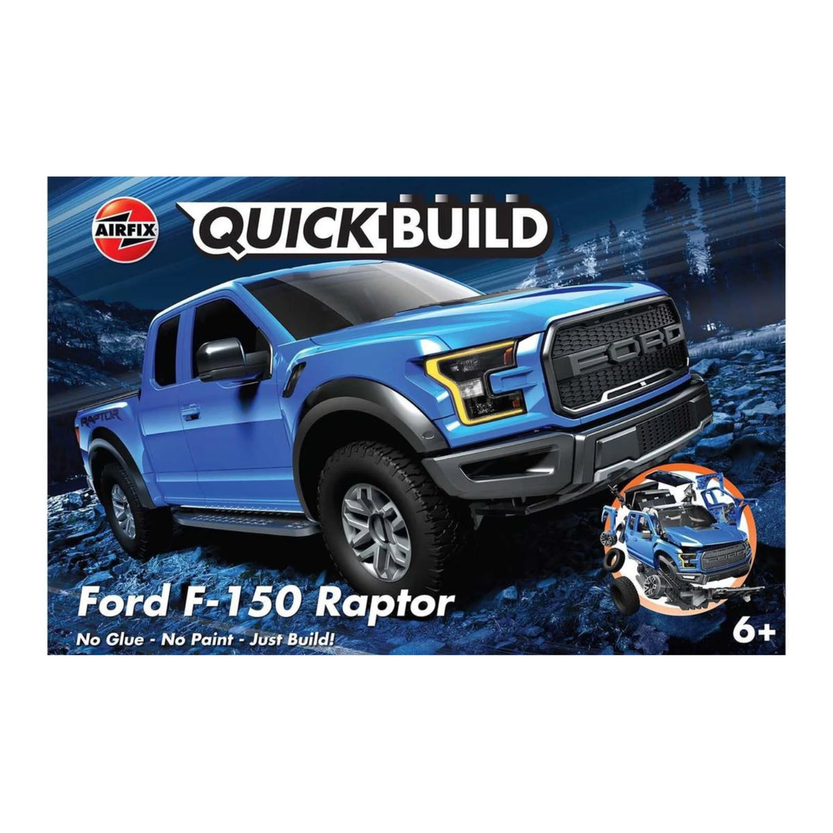 Quickbuild - Ford F-150 Raptor / Blue - Geppetto's Workshop