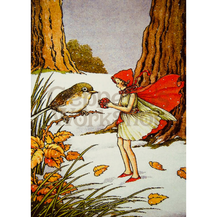 Greeting Card - Fairy offering Berries - Geppetto's Workshop