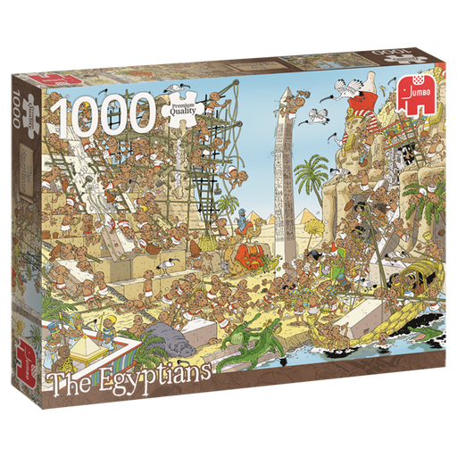 1000 Piece Puzzle - Pieces of History / The Egyptians - Geppetto's Workshop