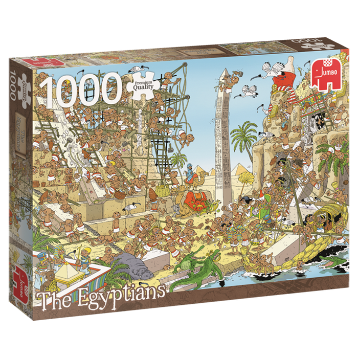 1000 Piece Puzzle - Pieces of History / The Egyptians - Geppetto's Workshop