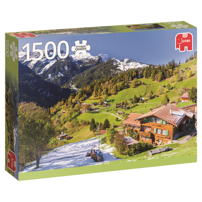 1500 Piece Puzzle - Bernese Oberland, Switzerland - Geppetto's Workshop